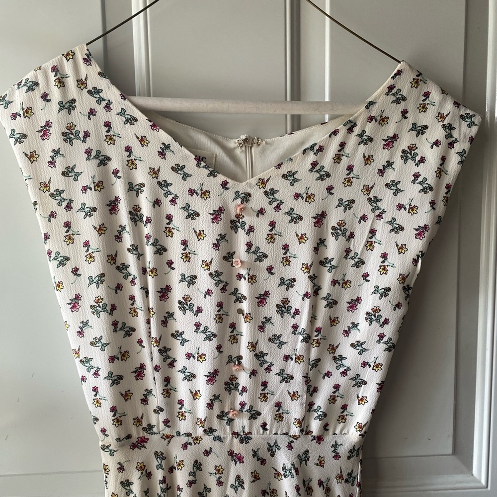 Unique Vintage Floral Dress